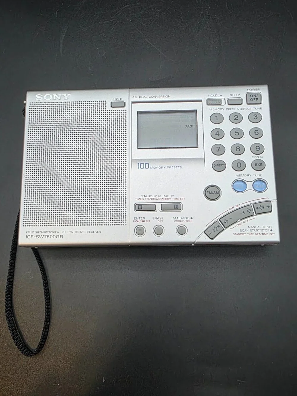 SONY ICF-SW7600GR World Band Radio FM MW LW SW SSB Receiver Tested TMB02 2.0